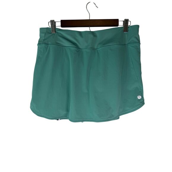 Rhoback Pants - Rhoback The Steffi Active Skort Size L Willow Green Golf Tennis